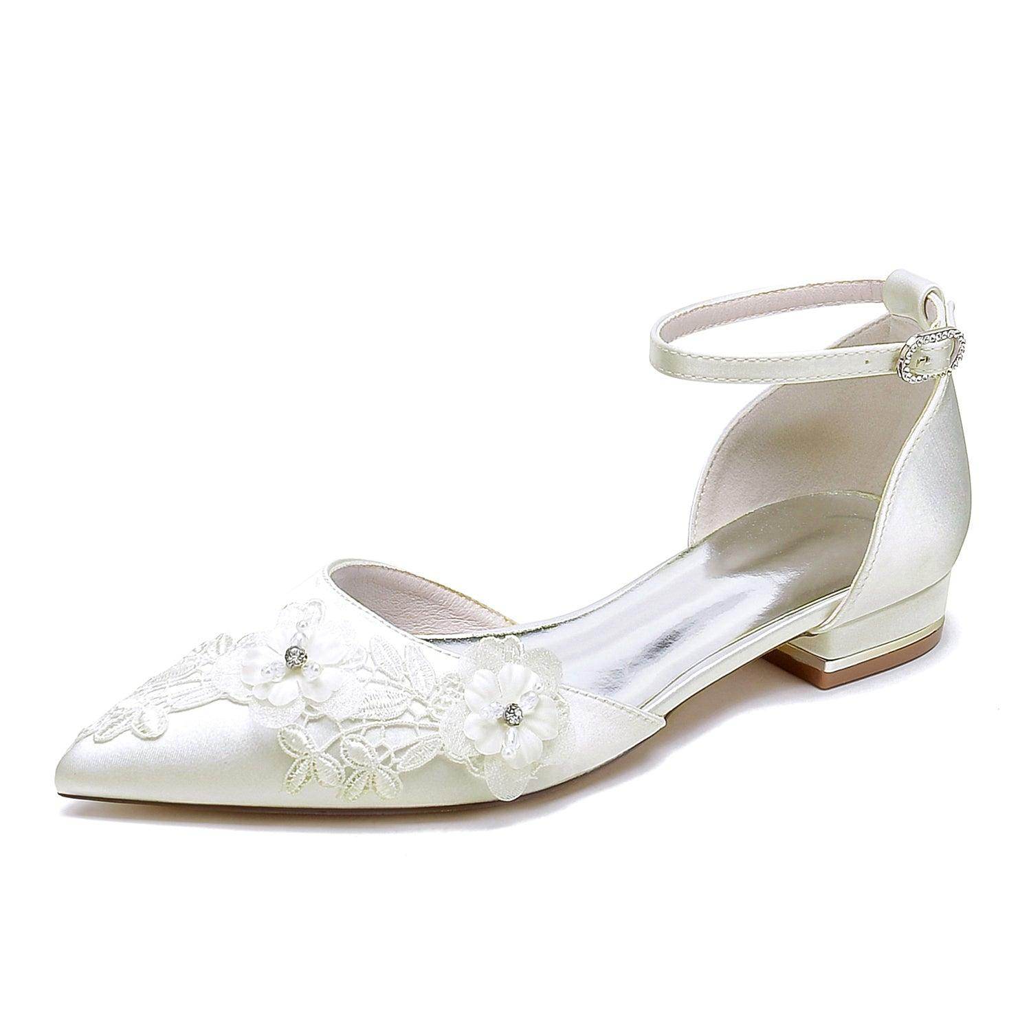 Flat Heel 2.5cm Silk-Like Shoes CK0485 - COCOMELODY